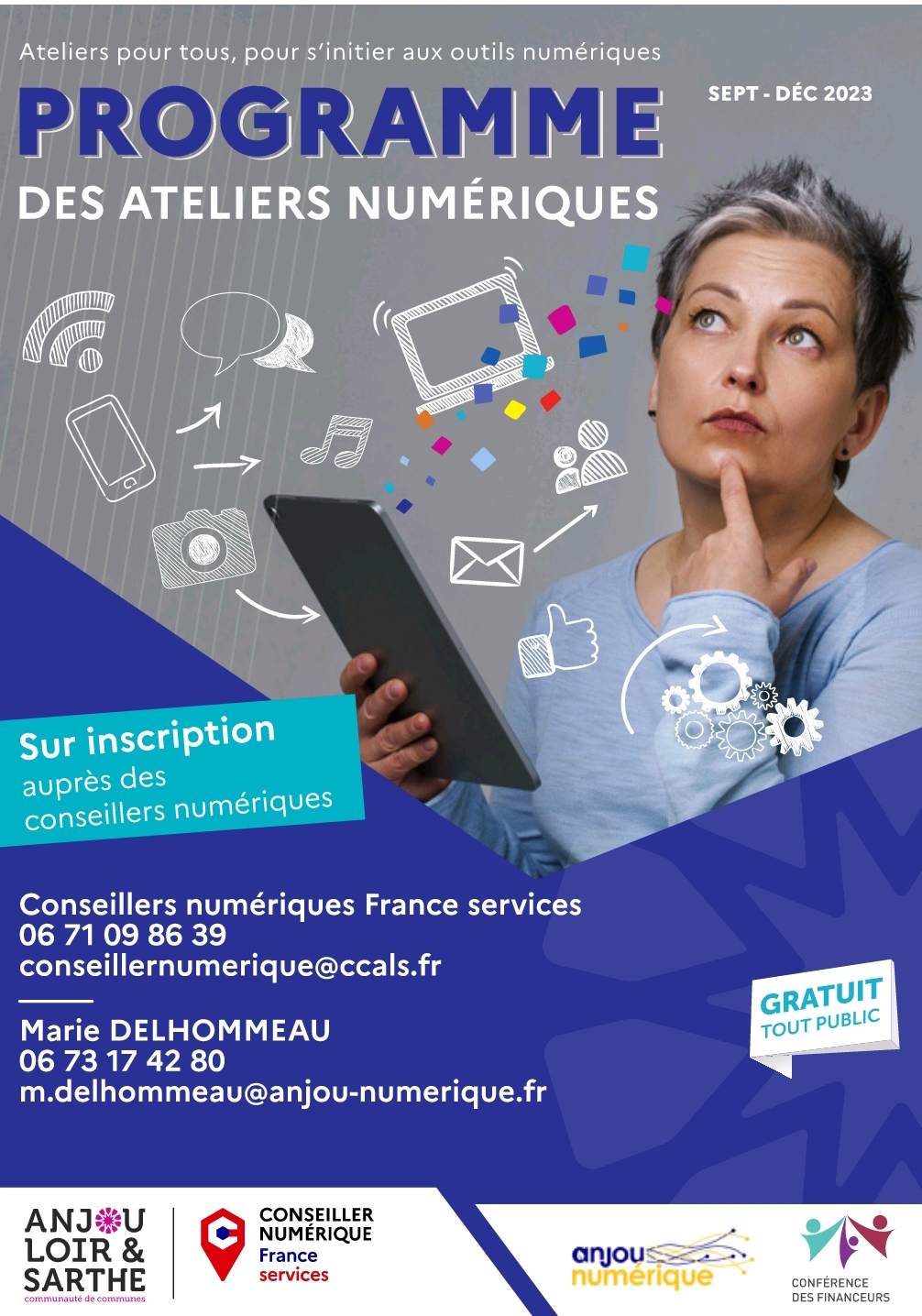 Programme des ateliers numériques – Montreuil-sur-Loir